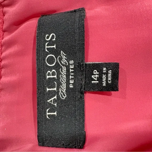 Talbots Salmon/Pink Women's Petite Wool Skirt Set (14P) Excellent Condition - Picture 4 of 6